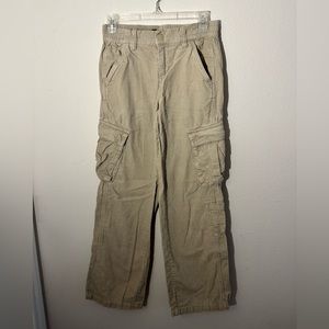 Tan corduroy cargo pants